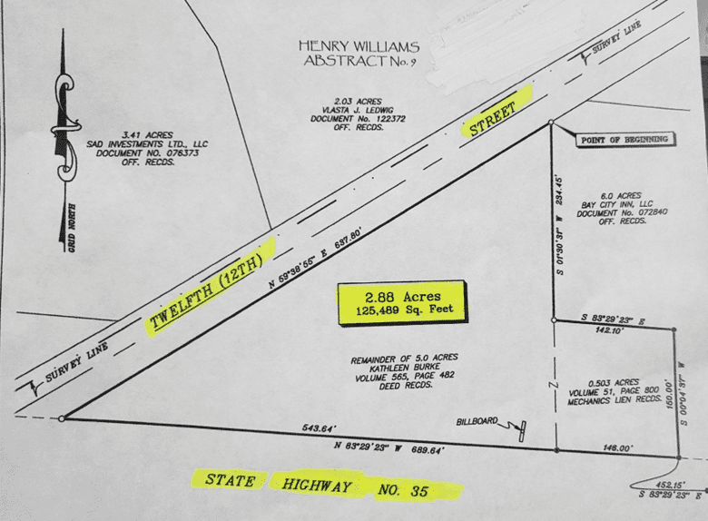 A map of the road shows where henry williams avenue is located.